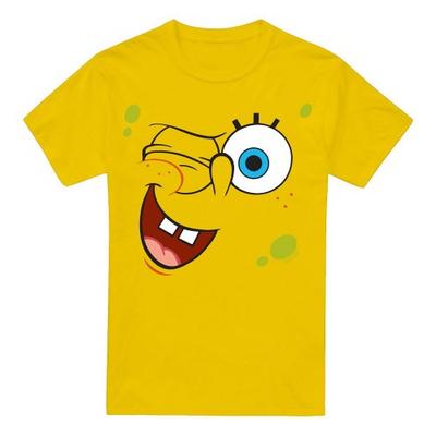 Pánské tričko SpongeBob SquarePants s mrkacím obličejem