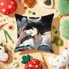 DDeath NNote Cushion Cover Plush Fabric Soft DoubleSided Printed Sofa Warm Winter Home Gift Pillow Cover