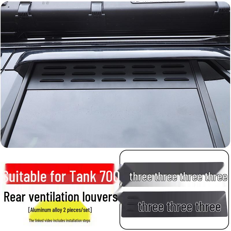 

Tank 400 Hi4T Car Window Ventilation Louvers: Camping Insect Screen & Privacy Shield