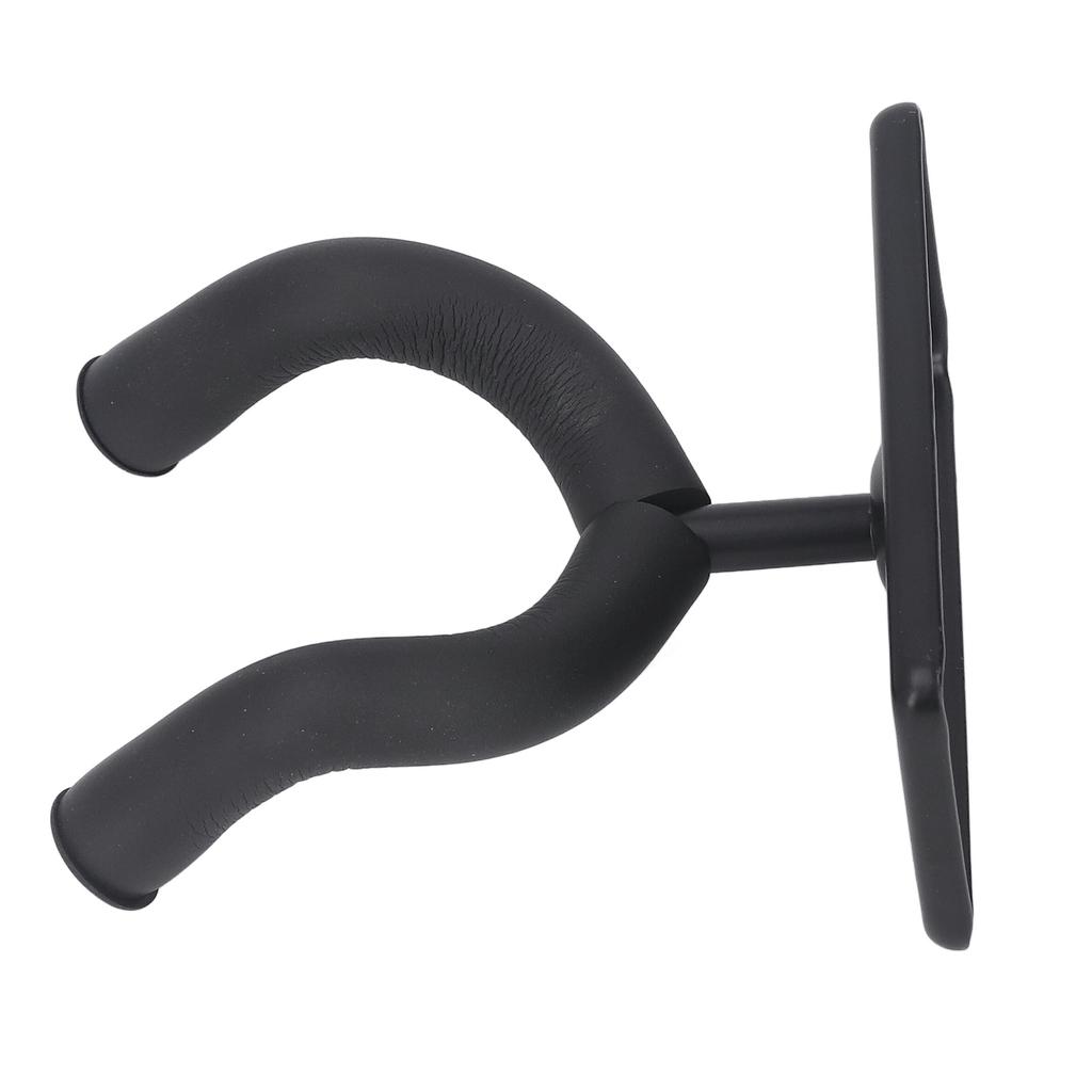 Guitar Wall Mount Hanger Hook 4 Holes Acoustic Electric Bass Metal Holder for All Size Guitars Black