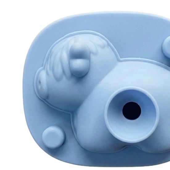 Cow Silicone Ice Cube Tray Food-Grade Flexible Mold for Whiskey Cocktails Easy-Release Dishwasher Safe Fun Bar Accessory