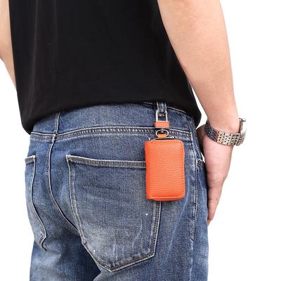 Car Key Bag Men's Mini Logocarkeyholder Zipper Key Bag Compact