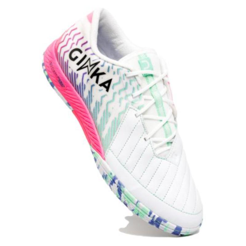 Decathlon Футбольные бутсы Ginka Pro 23/24 Powerplay Pack Edition IC/IN с противоскользящей подошвой, устойчивые к истиранию, мужские, бело-пудровые