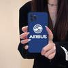 Custodia per Telefono con Logo Airbus Per iPhone 16 15 14 13 12 11 17 Pro Max Semplicità Retro TPU Morbido