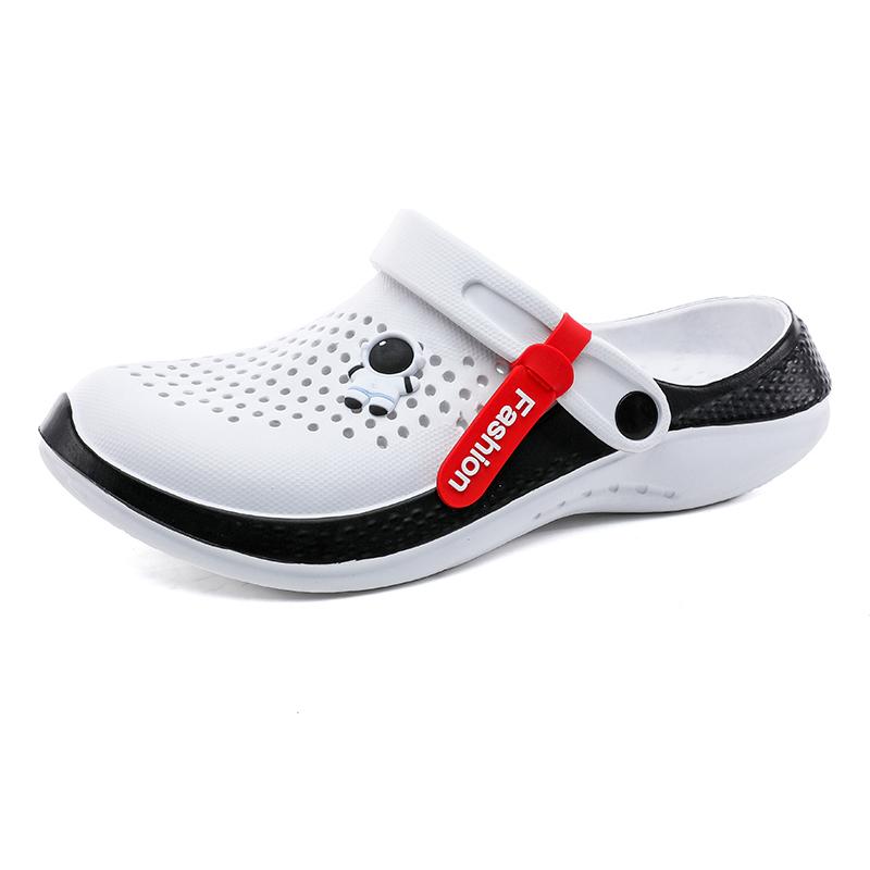Marke Männer Sandalen Leichte EVA Loch Freizeitschuhe Mann Clogs Liebhaber Hausgarten Outdoor Sommer Strand Flache Herren Hausschuhe