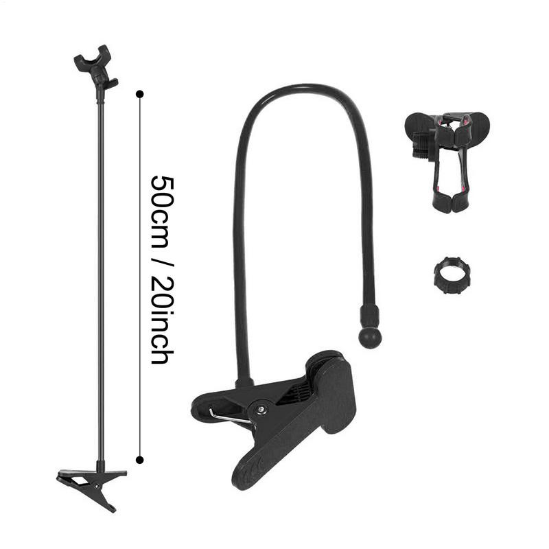 360 Degree Adjustable Lazy Stand Mobile Phone Holder Universal Smartphone Clamp Claw Clip Flexible Rod Articulate Support Bracke