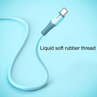 Charging Cable Type-C Charging TPE Silicone 5A Fast Soft Data Cord for Mobile