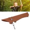 Archery   Quiver PU Leather Vintage Lightweight   Holder Bag with Metal Buckle for Outdoor Hunting Target Practicing
