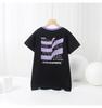 Summer Korean Style Girls' Fashion Printed Breathable Dress with Long/Short Sleeves
