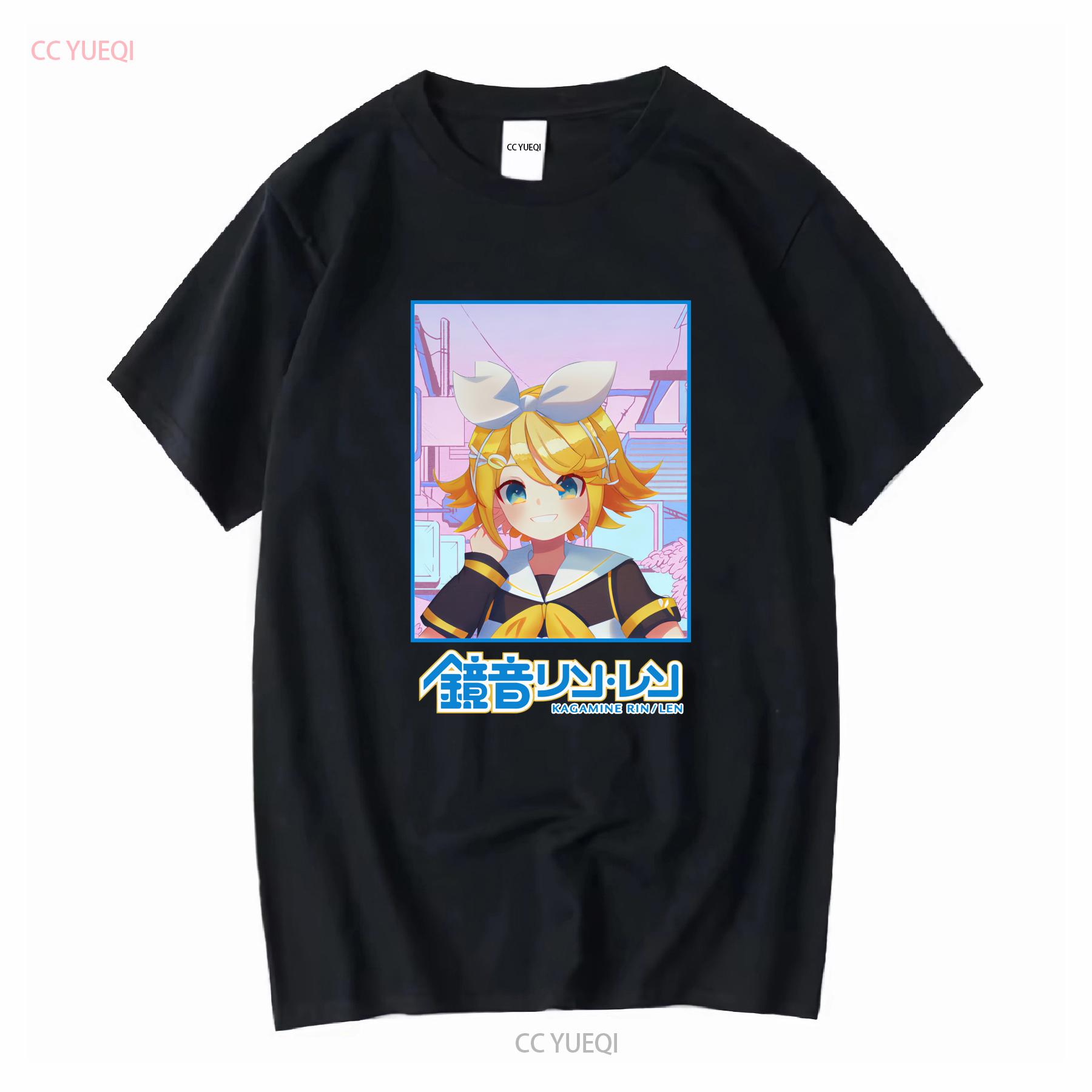 

Kagamine Rin Original graphic art T Shirt Alternative Urban Streetwear for Shirtns Edgy Fashion girls tee boys Vocaloids 4XL