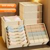 Underwear Storage Box Foldable Storage Box Pants Underwear Sock Organizer Clothes Compartment Box