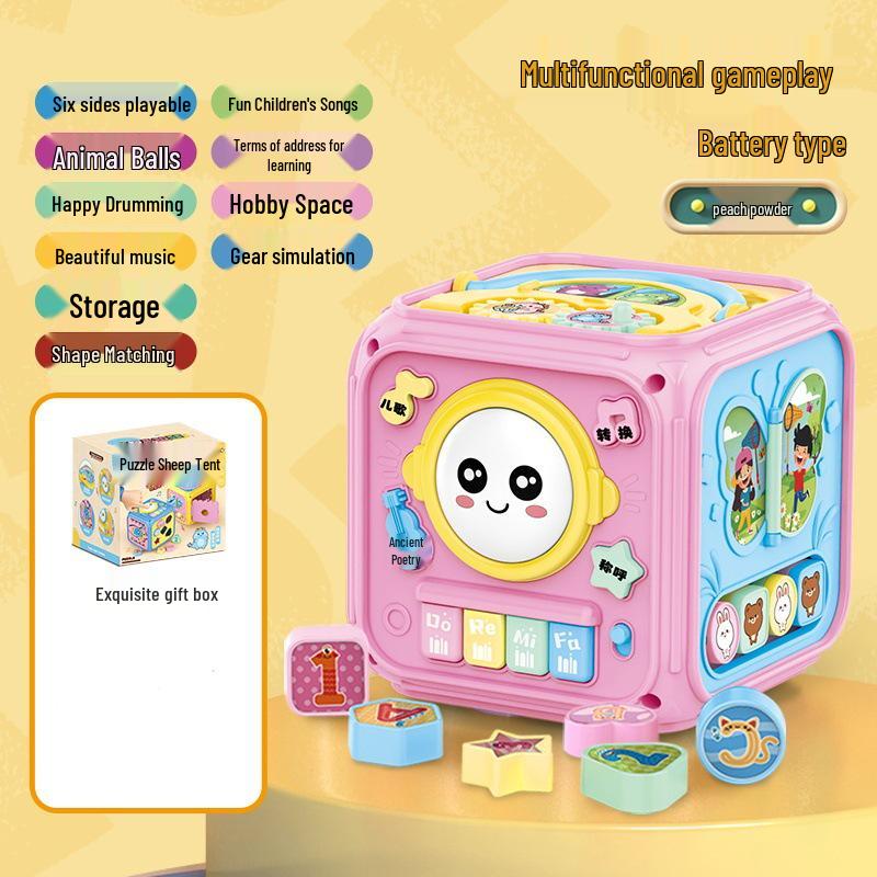 Multifunctional Baby & Toddler Educational Sound & Light Story Machine Drum