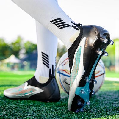 Men New FG Football Boots Sneakers Top Quality Ultralight Breathable Field Comfortable Male Soccer Shoes Outdoor Football Shoes