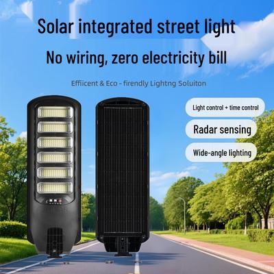 High-Power Wide-Angle Integrated Solar Street Light - Super Bright New Model for Outdoor Use