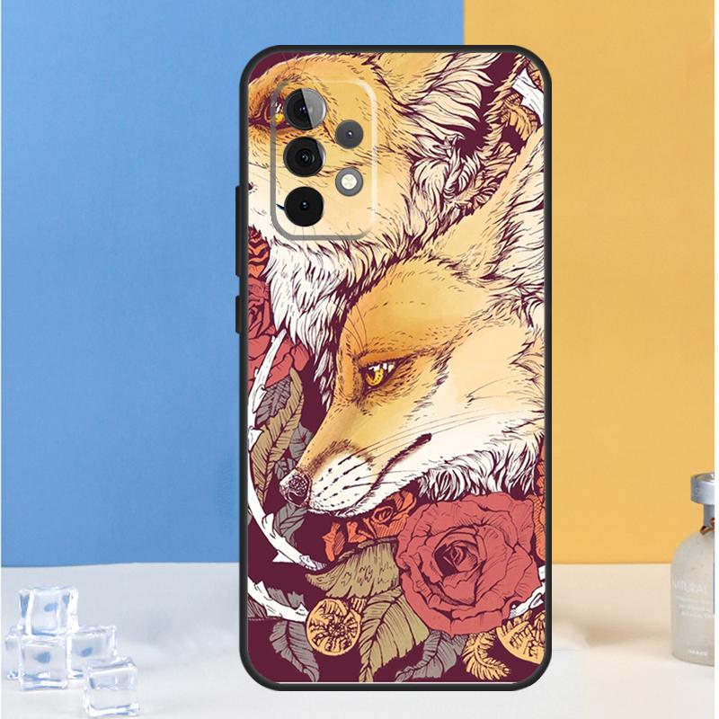 Fox Art For Samsung Galaxy A13 A33 A53 A36 A26 A05 A06 A16 A54 A34 A14 A32 A52 A55 A35 A15 A56 Case