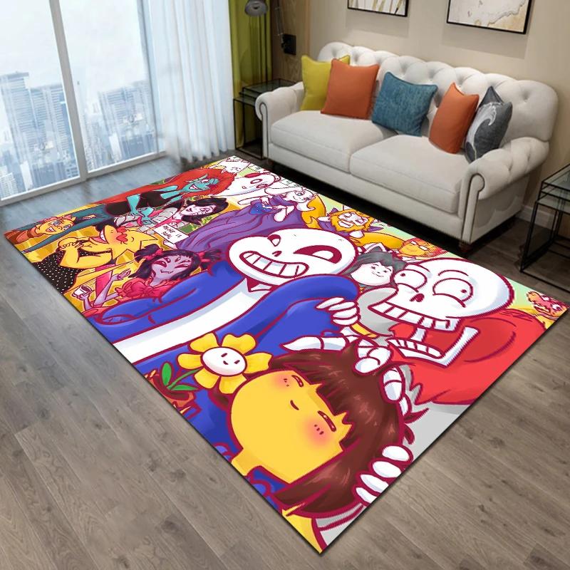 U-Undertale Pattern Rug for Living Room Area Carpet Bathroom Mat Creative Doormat Bedroom Mat Home Decor Outdoor Rug