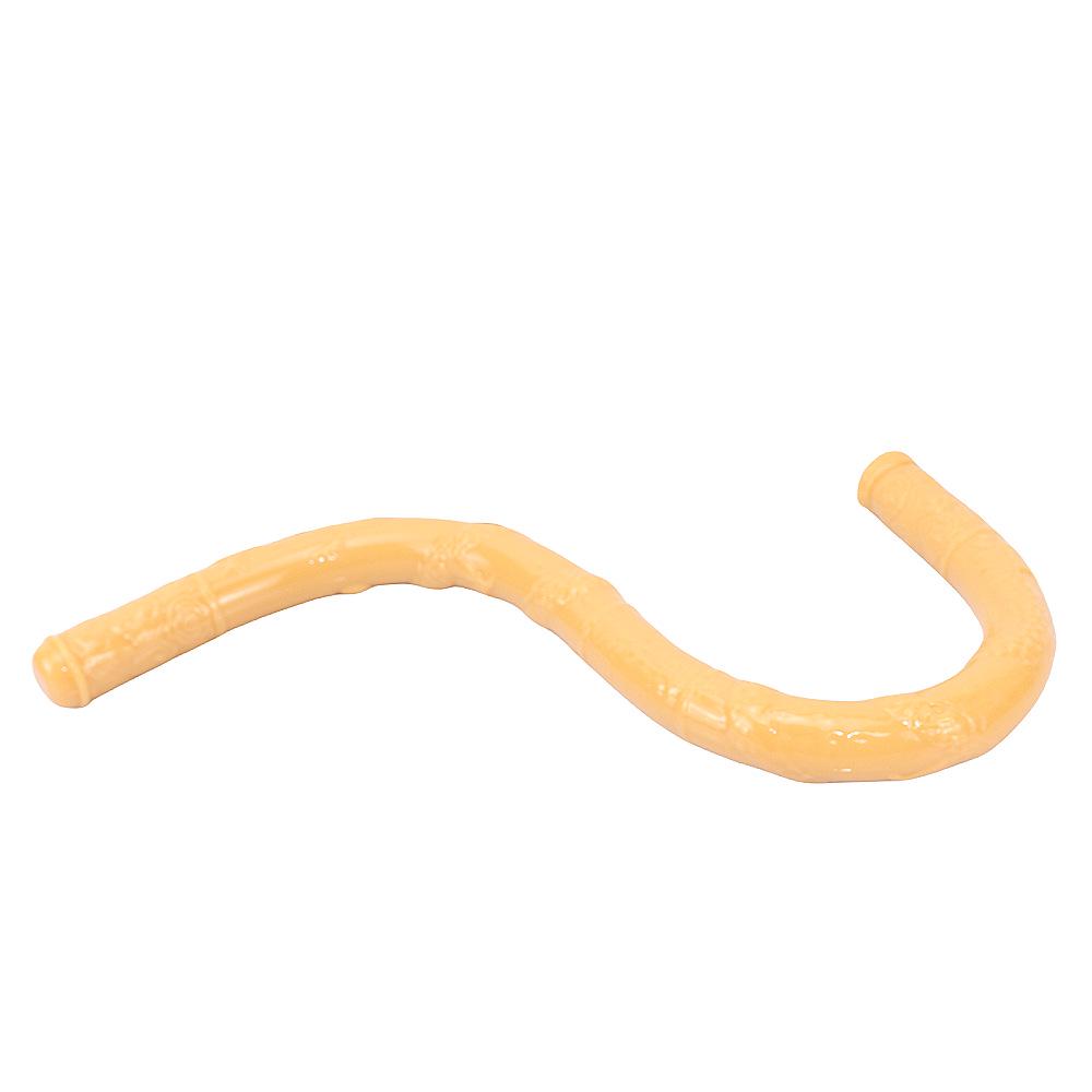 Dop anal Dragon cu două capete - Vibrator lung și moale pentru adulți