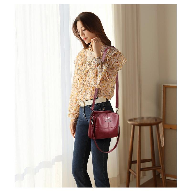 Bolso de mujer informal de moda, bolso de hombro pequeño, bolso cruzado, bolso de mamá