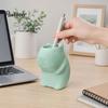 Soft Pink Pen Holder Standing Capybara Holder, Cute Animal Desk Organizer for Pens Makeup Fresh Blue Brushes, Large Capacity Pencil Stand Office Home,