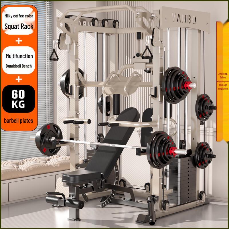 YANBO All-in-One Smith Machine & Cable Crossover