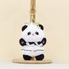 Keychain Plush Panda Pendant With Wearing A Gauze Skirt With A Bow Design