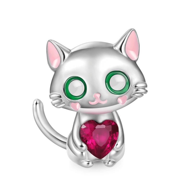 925 Silver Plated Cute Animal Charm Beads DIY Necklace Bracelet Gift Enamel Dog Panda Penguin Fashion Jewelry