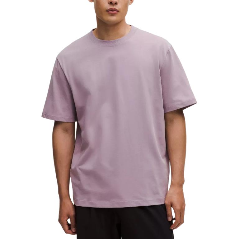 Lululemon Heavyweight T-Shirts Men's Crew Neck Moderate Straight Fit LM3FBSS