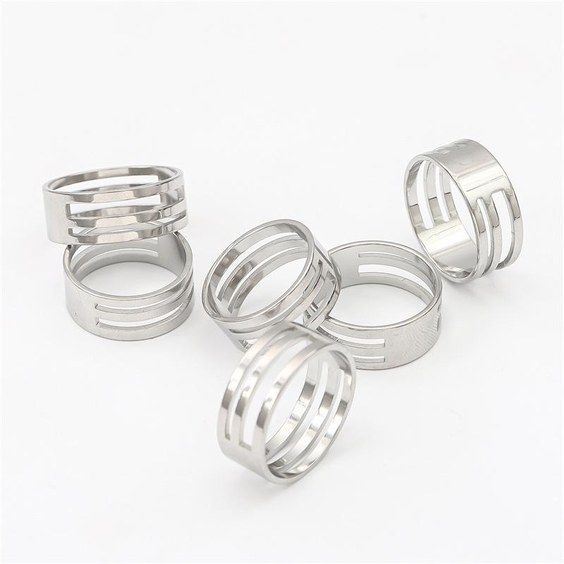 Stainless Steel Jump Ring Open Closing Finger Ring For Diy  Jewelry Making Tool