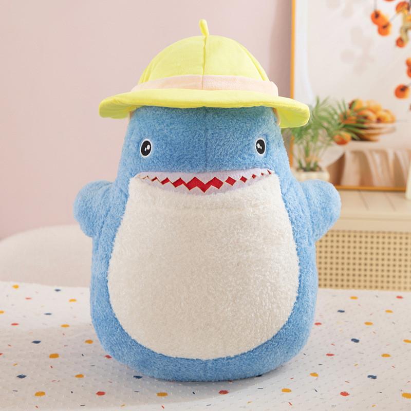 

Шляпа Плюшевая Игрушка Акула Милый Мультяшный Домашнее Украшение Подарок Подруге День Рождения 30cm