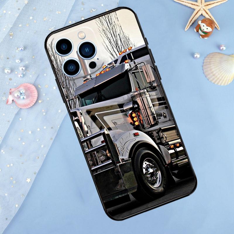 Cool Heavy Truck Car Case For iPhone 17 Pro Max 16 15 14 12 11 13 Pro Max Plus 12 13 Mini 16e 17 Air Back Cover