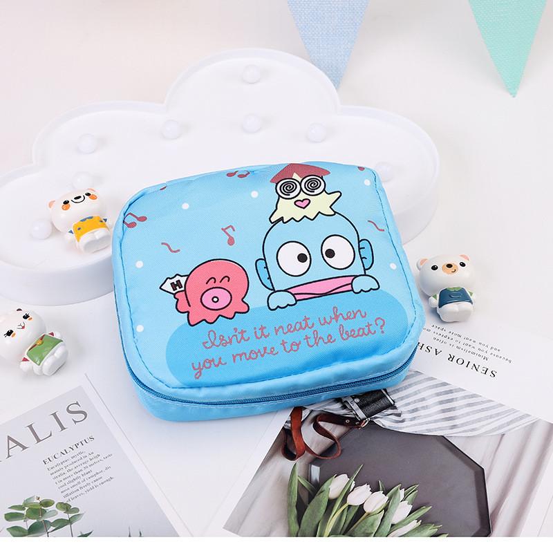 Letter Pokonyan Melody Cartoon Bag For Girls Portable Storage And Travel Use