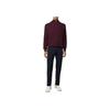 Polo Ralph Lauren Solid Color Zip High Neck Sweater Men sweater Burgundy 710888900-005