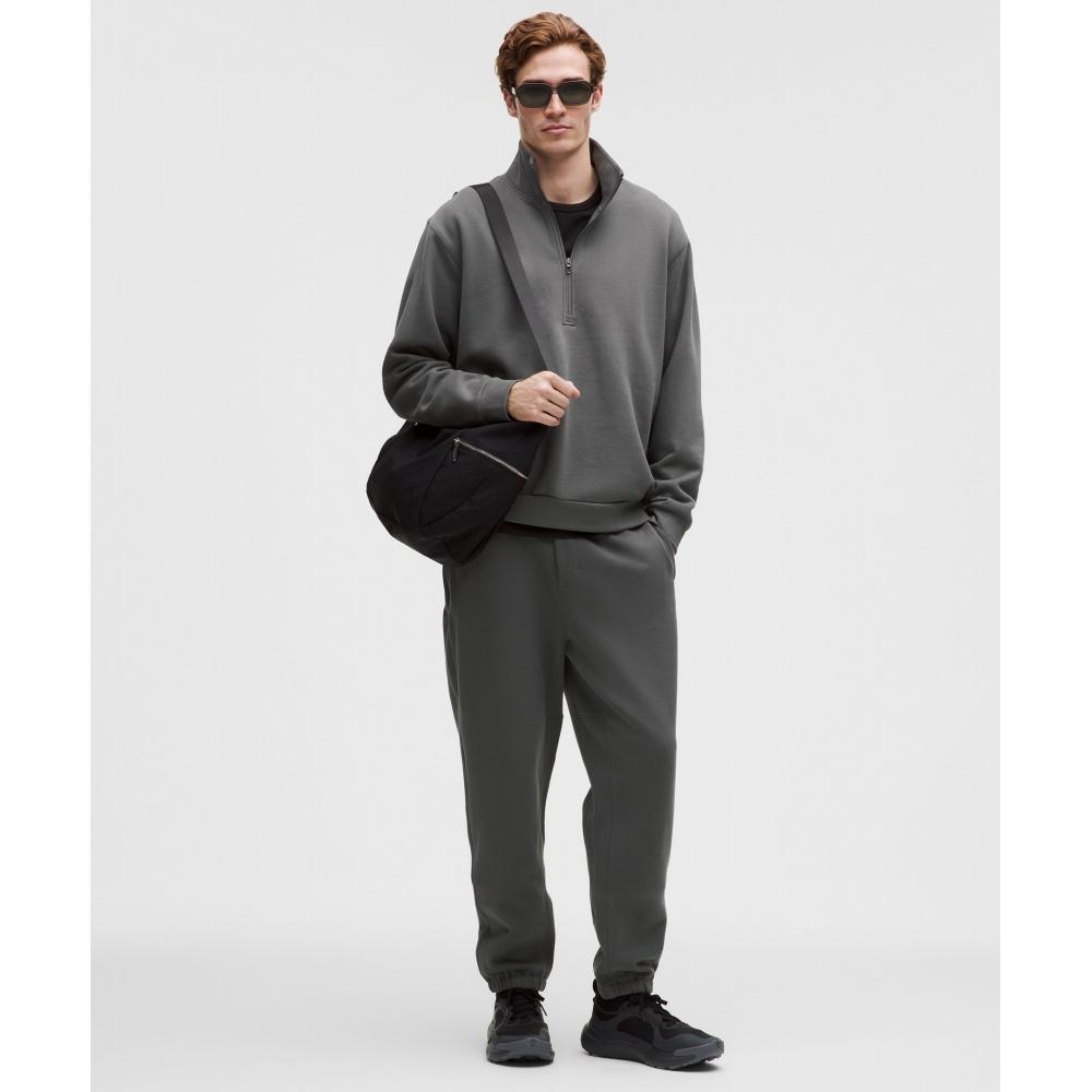 Lululemon Steady State Half Zip Onyx Grey