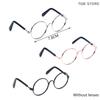 1Pcs Round Frame Lensless Eyewear 20cm Doll Glasses Miniature Eyeglasses Toy Doll Dressing Accessories