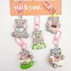 Little Hippo Cartoon Resin Keychain Pendant - Student Bag/Backpack Ornament, Couple Gift