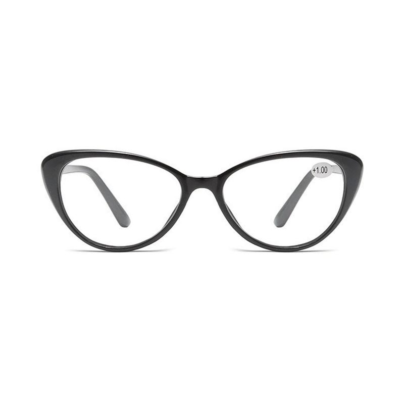 Ladies Cat Eye Computer Reading Glasses Elderly Presbyopic Eyeglasses Spectacles Female +0.5+0.75+1.25+1.5+1.752+2.0+2.25+2.75