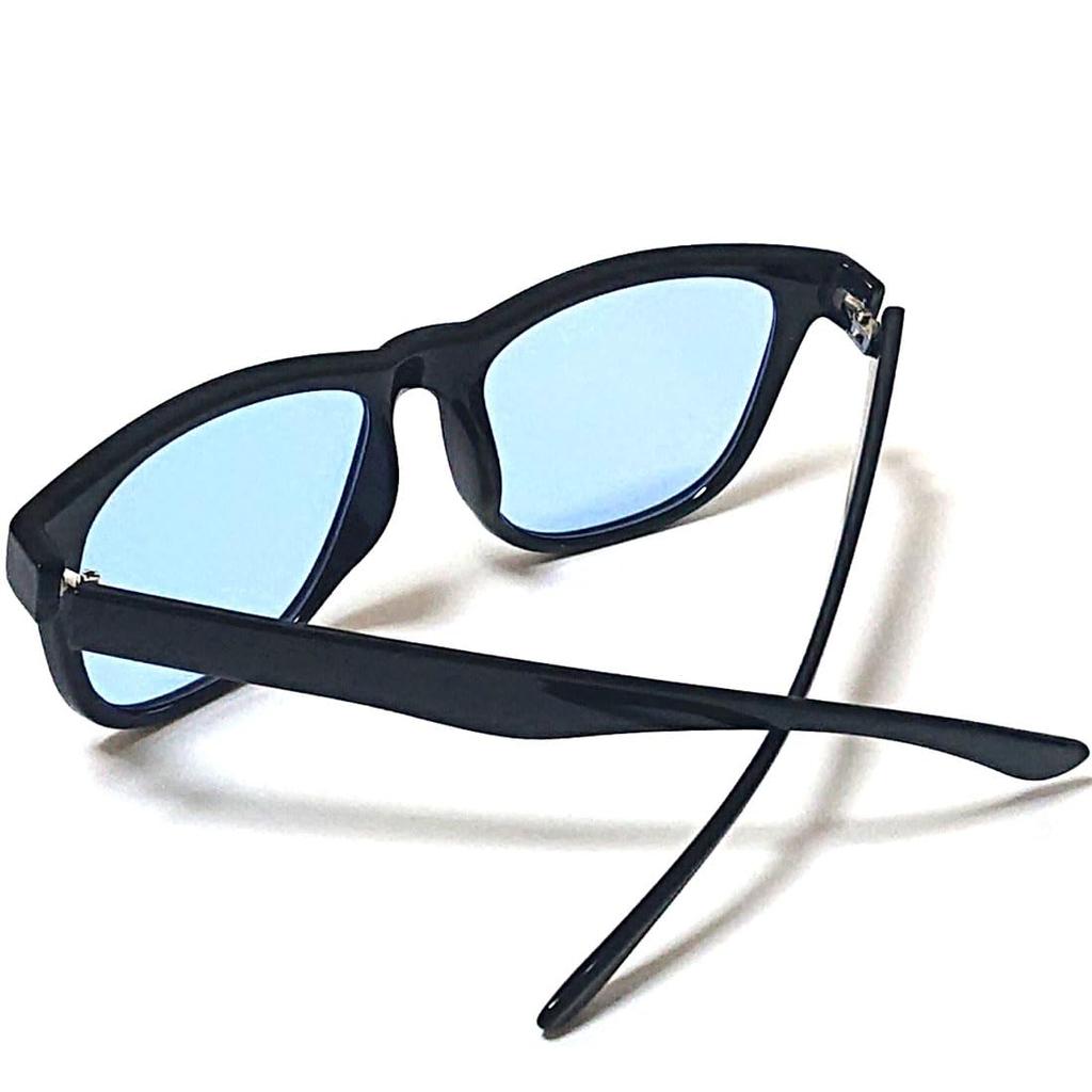 FashionBerry Svart x Lyseblå og Wellington UV Sports Solbriller for Fjell og 8. Solbriller, Herre- og damestil, Unisex, Stilig, Beskyttelse,