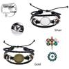 Cross-Border Punk Retro Leather Bracelet - DIY Noosa Buckle Hand Rope Jewelry Accessory (Semi-finished)