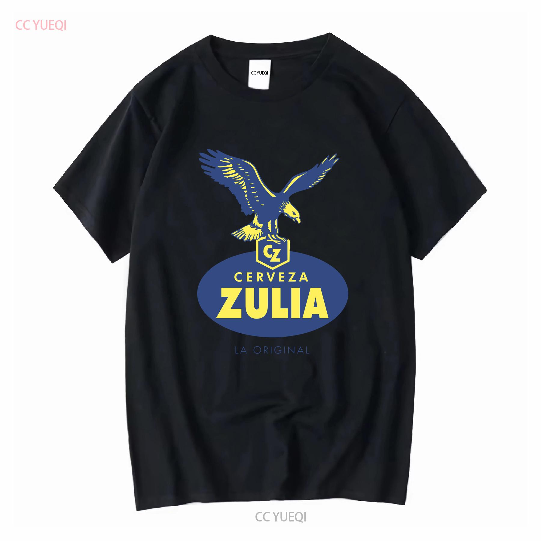 

Cerveza Zulia T Shirt La Original Logo Beer Hecho en Venezuela Maracaibo Bien Fria long or short sleeves vintage Washed Stylish 4XL