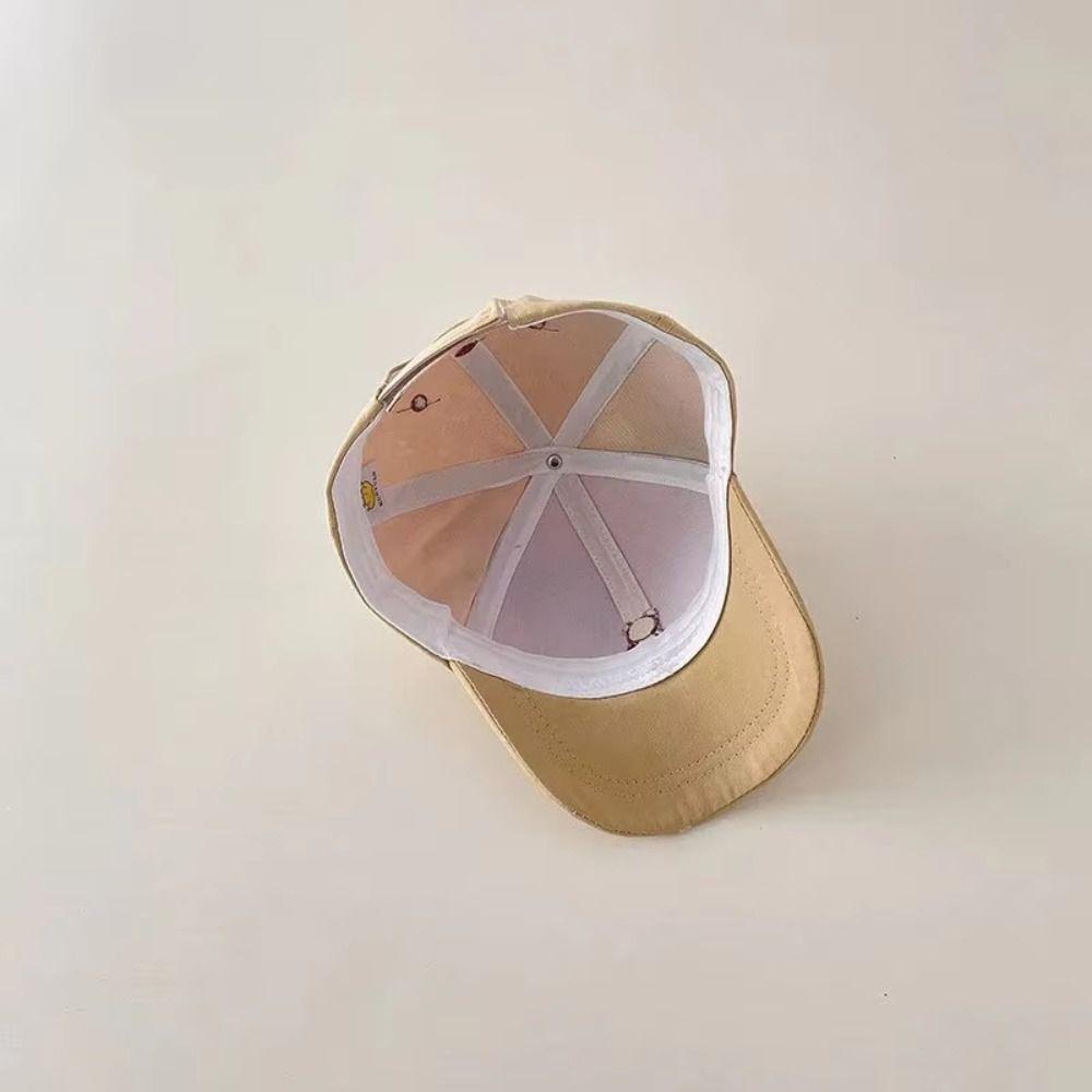 Cute Baby Baseball Hat Cartoon Bear Children Sports Hats Lightweight Toddler Peaked Cap  Outdoor