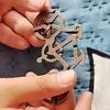 Magic Baffling Disentanglement Puzzles 3PCS Metal Brain Teasers IQ Logic Test Educaational Problem Solve Toys Kids Teens