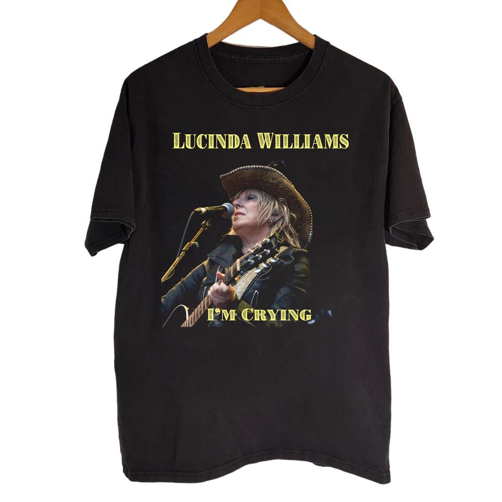 Lucinda Williams Im Crying Black Cotton Shirt Full Size S-5XL TH90