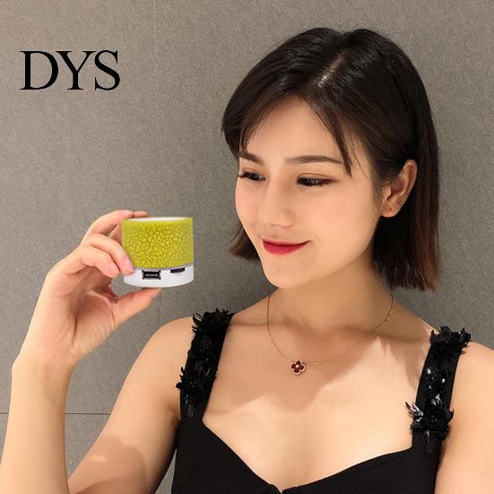 Bluetooth Bass Speaker A9 Portable LED Light Crack Bluetooth-compatible U Loudspeaker Disk TF Card Subwoofer Music Player for Phone