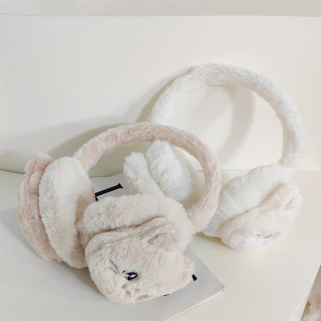 Cute Cat Plush Ear Protectors for Children, Winter Cold Protection Ear Protectors for Boys and Girls
