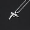 Pistol Toy Gun Necklace & Sweater Chain
