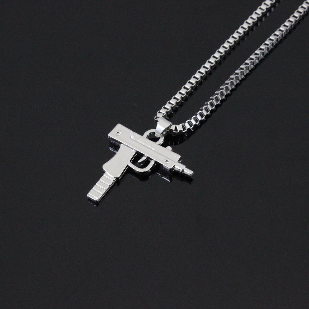 Pistol Toy Gun Necklace & Sweater Chain