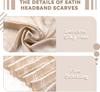 4 Pezzi 27'' Quadrati Foulard Satinati Bandane Satinate Per Donne Fascia per Capelli Foulard con Sensazione di Seta Copricapo Boho