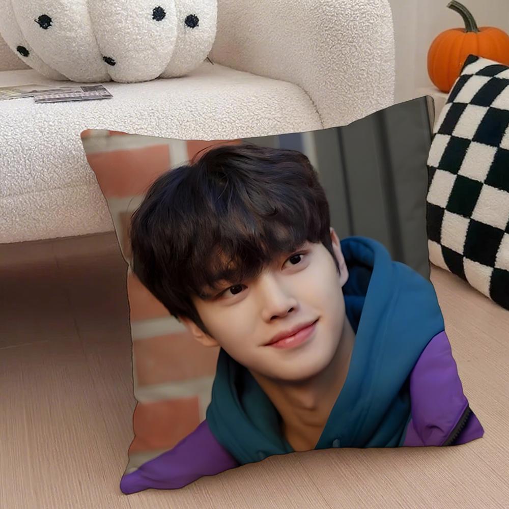 Handsome Charming Korean Actor SSong Kang Cushion Cover Throw Pillow Cover Hidden Button Durable Polyester Chair Cushion