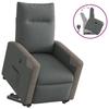 VidaXL Recliner Armchair Dark Grey Fabric 3324091