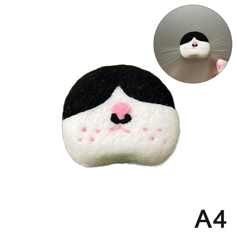 Cat Whisker Storage Felt Refrigerator Magnets Cat Whiskers Collection Cat Vibrissae Keepsake Pets Souvenir Gift Home Decor